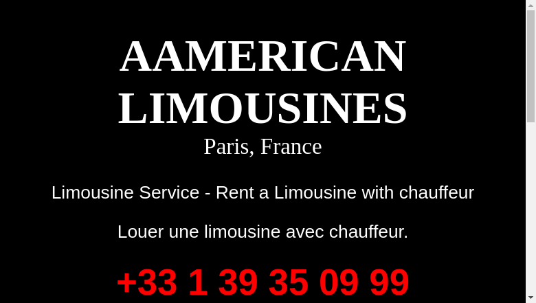 AAMERICAN Limousines