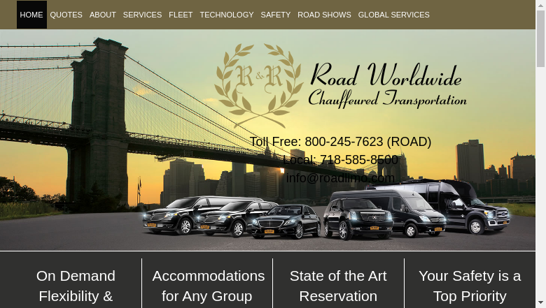 R&R Road World Wide Chauffeured Transportation